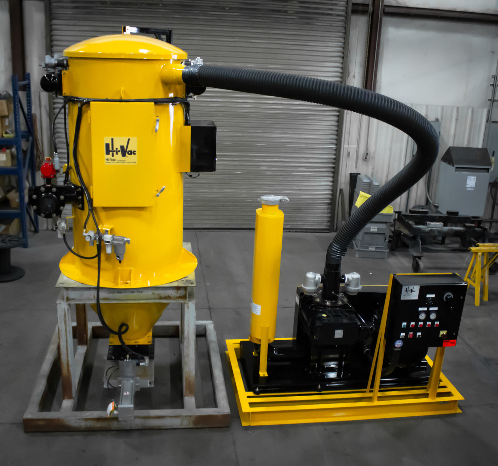 Stationary Industrial Central Vacuum Systems HiVac Industrial Systems