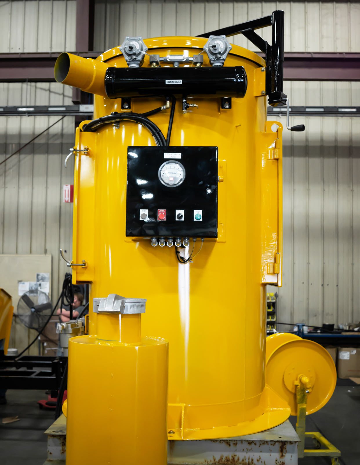 Stationary Industrial Central Vacuum Systems HiVac Industrial Systems