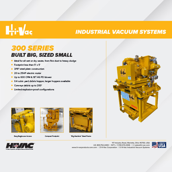 Hi-Vac Industrial 300 Cutsheet_vF