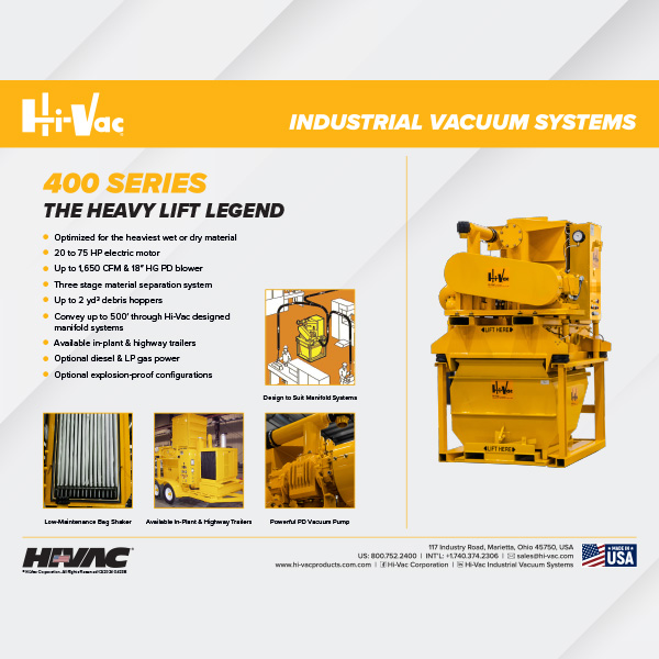 Hi-Vac Industrial 400 Cutsheet_vF